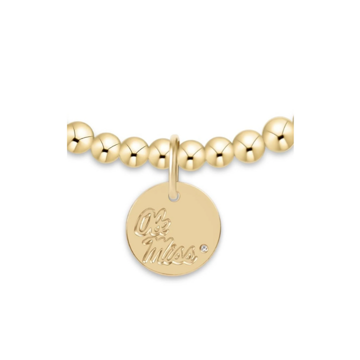 enewton ecollegiate classic gold 3mm bracelet - ole miss disc