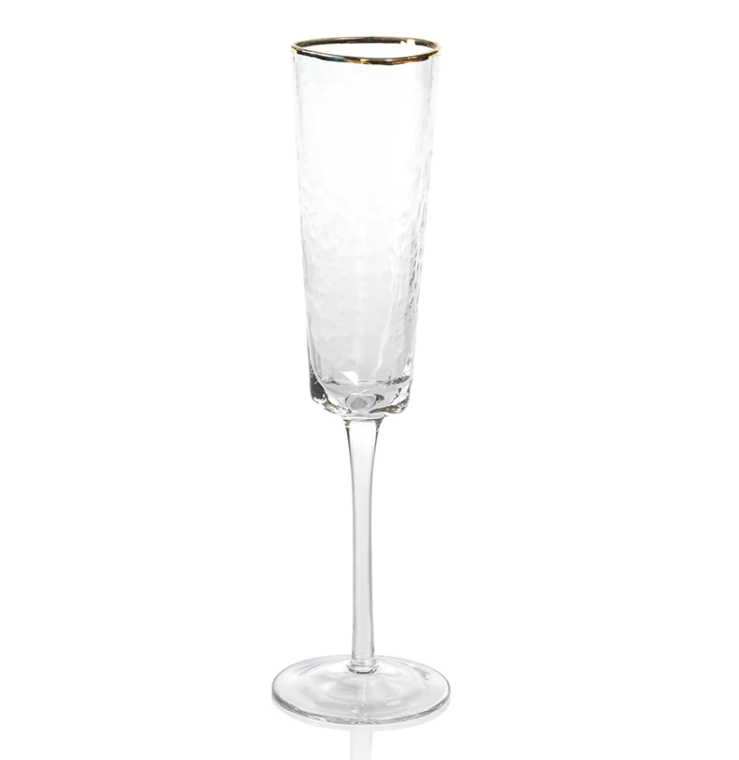 Aperitivo Triangular Champagne Flute - 13 Hub Lane   |  Champagne Glasses