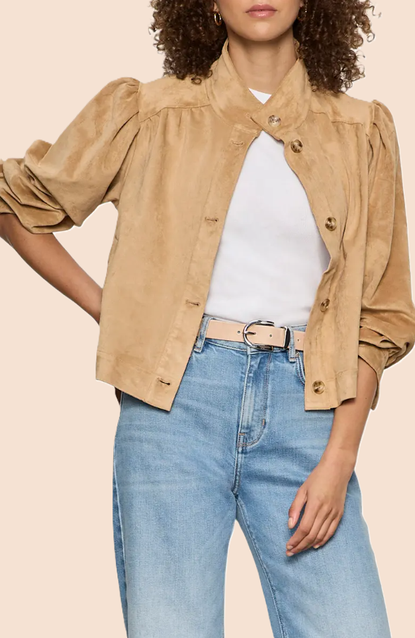 Charlotte Faux Suede Jacket, Cartouche - 13 Hub Lane   |  