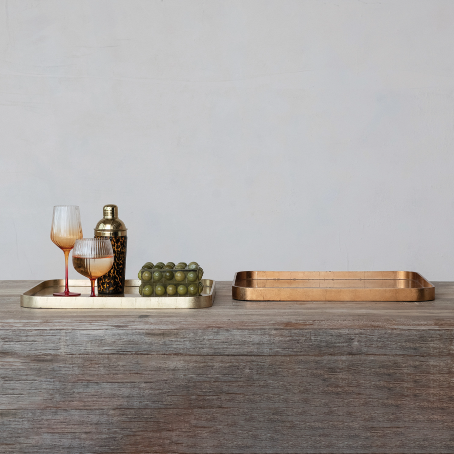 Lacquered Tray w/ Foil - 13 Hub Lane   |  