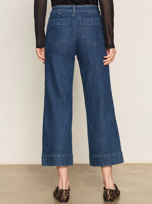 The Marine Jean, Aspen - 13 Hub Lane   |  Cropped Wide Leg Jeans