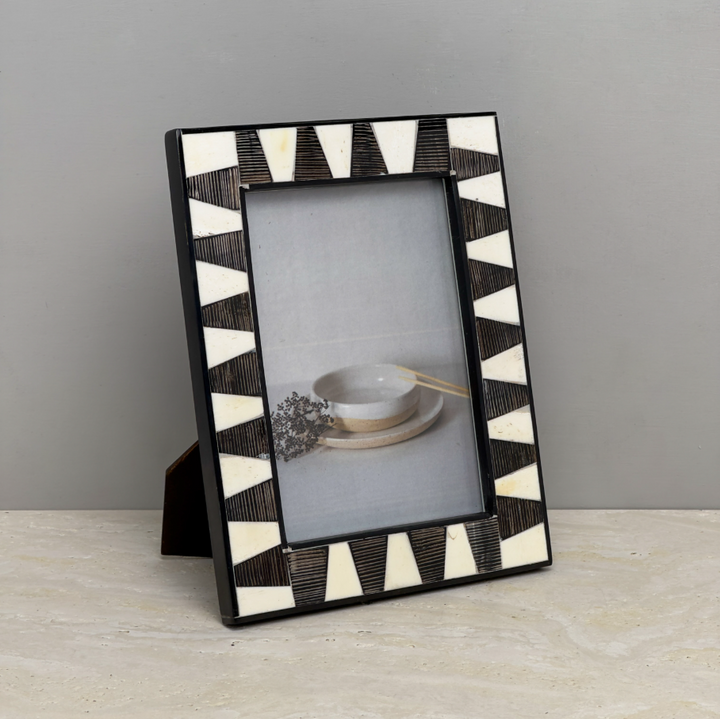 Striped Horn Photo Frame - 13 Hub Lane   |  