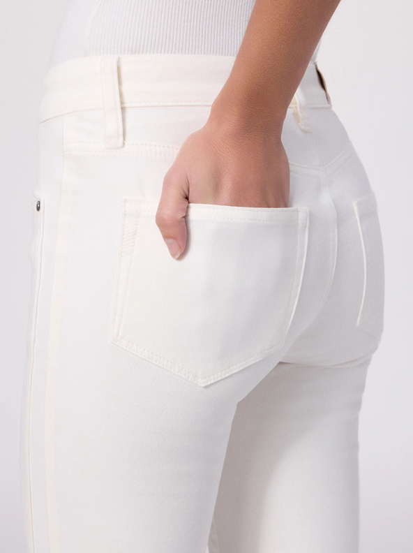 High Rise Laurel Canyon Petite Bootcut Jean, Tonal Ecru