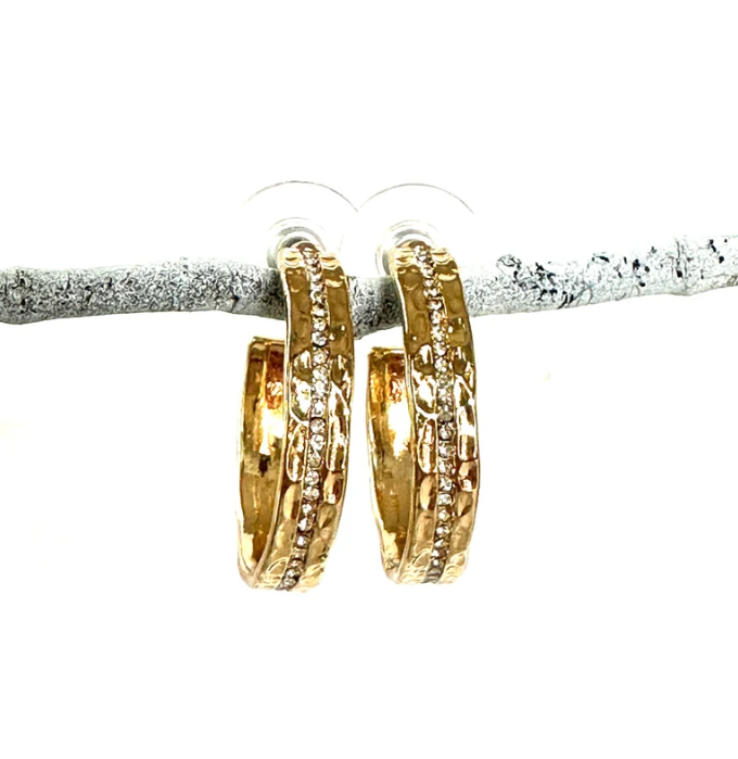 CV Designs Pave Channel Hoops