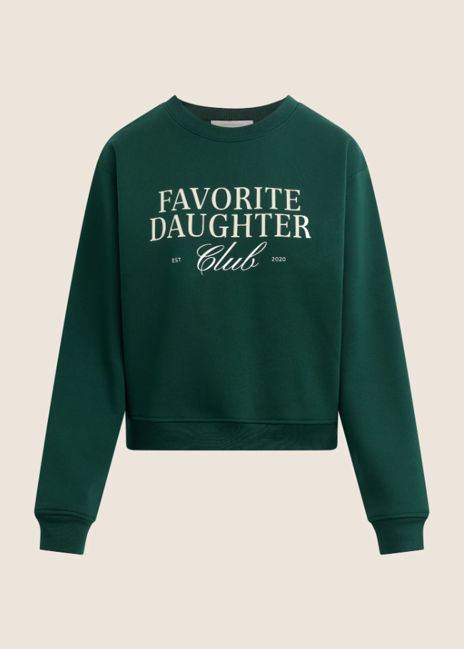 Favorite Daughter Club Sweatshirt, Forest Sugar