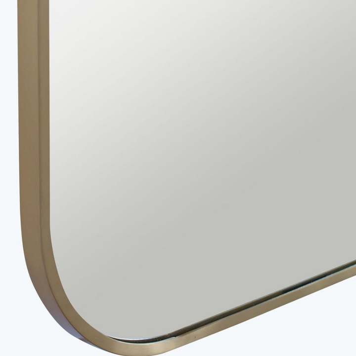 Taft Mirror, Brass - 13 Hub Lane   |  Rectangular Wall Mirrors