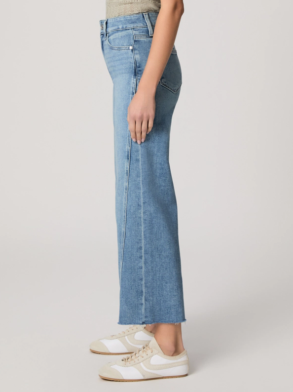 Paige Anessa Wide Leg Jean, Explorer