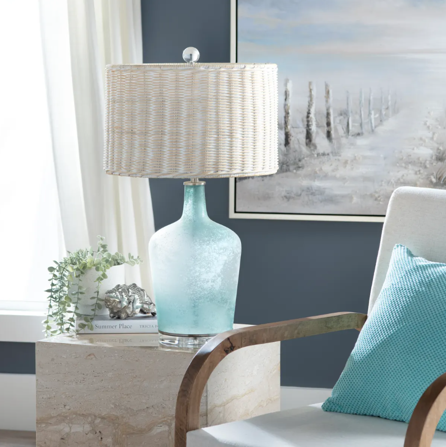 Rainey Table Lamp - 13 Hub Lane   |  Glass Table Lamps