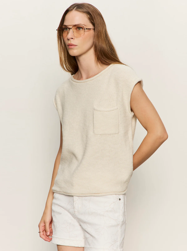 Easy Sweater Tee, Collagen - 13 Hub Lane   |  
