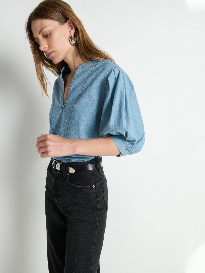 Nation LTD Emmett Top, Chambray - 13 Hub Lane   |  