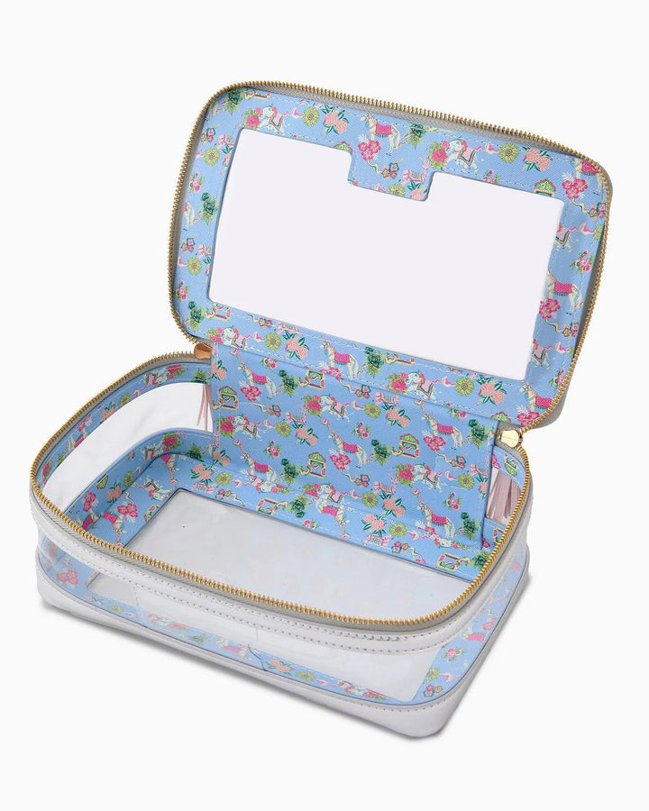 Mahjong Tile Storage Bag, Silver