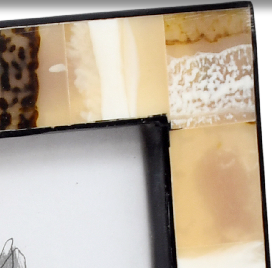 Mosaic Horn Photo Frame - 13 Hub Lane   |  
