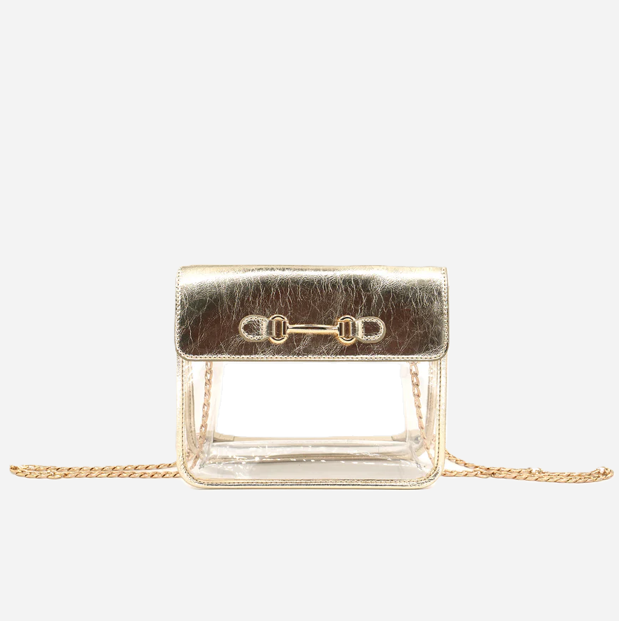 Clear Chain Strap Crossbody