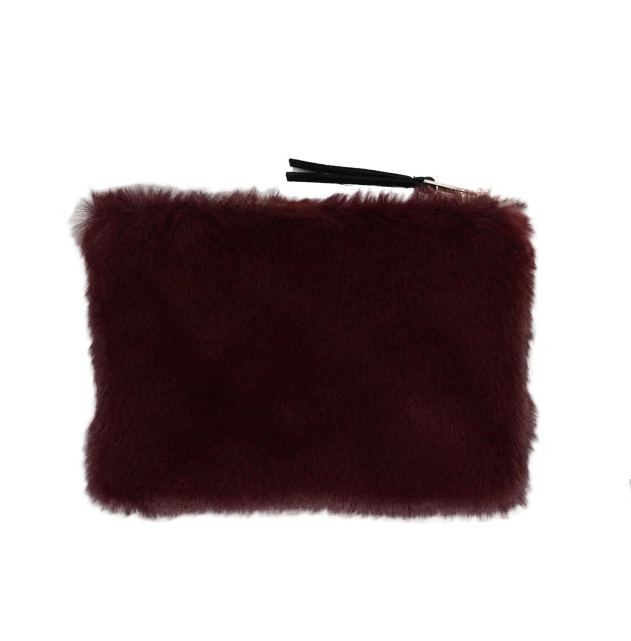 Faux Fur Fabric Zip Pouch - 13 Hub Lane   |  