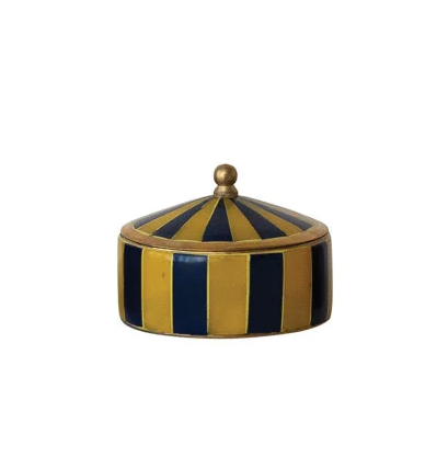 Round Striped Box