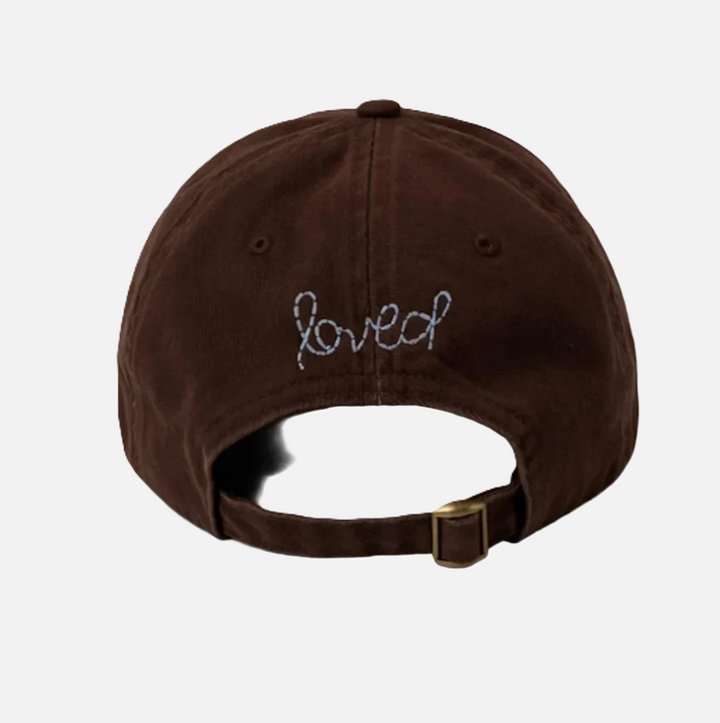 Imperfect Heart Hat, Cocoa-Chambray