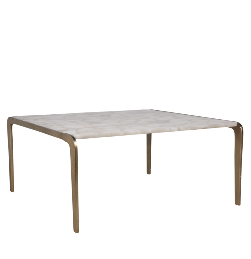 40" Larimore Quartz Top Coffee Table