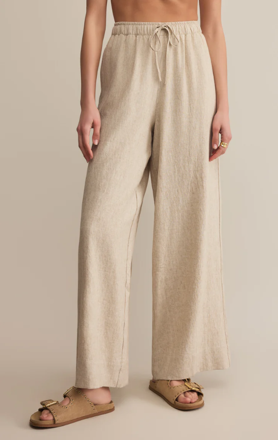 Henri Pants, Flax - 13 Hub Lane   |  Wide Leg Pants