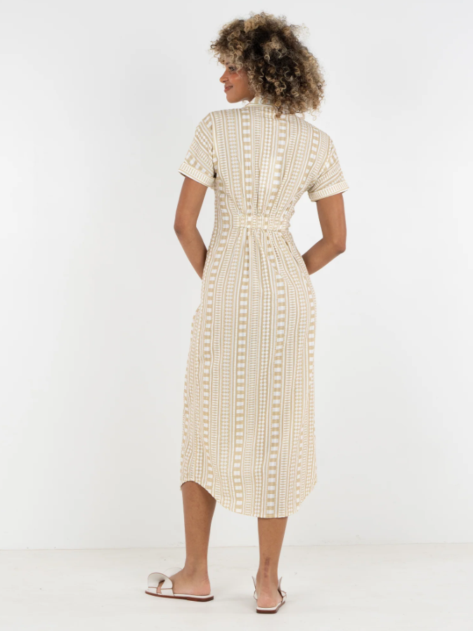 Georgia Dress - Piazza Stripe