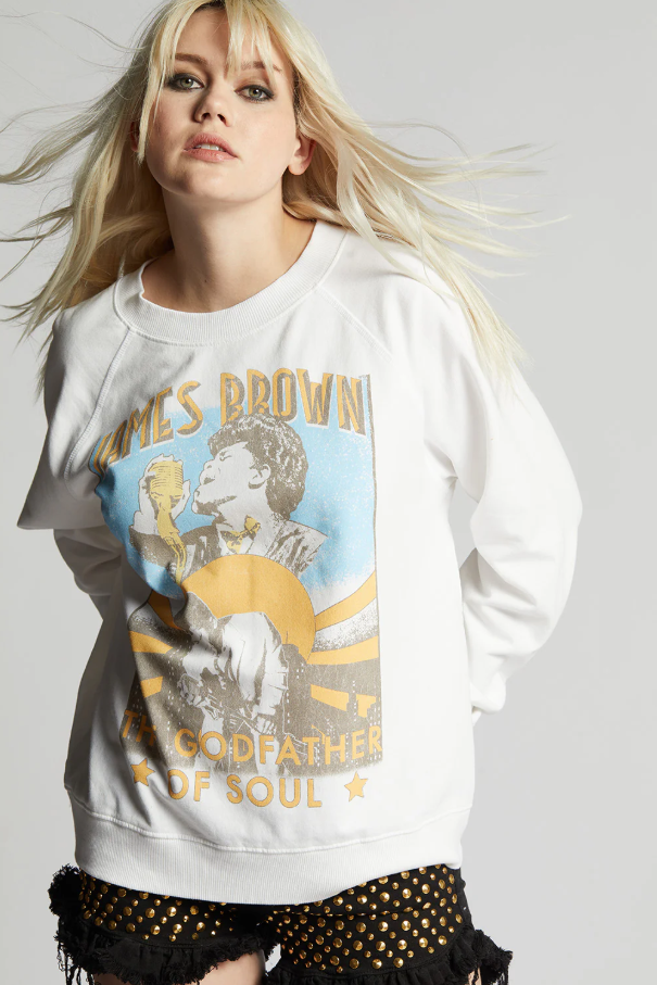 James Brown The Godfather of Soul Sweatshirt - 13 Hub Lane   |  Vintage Band Sweatshirts