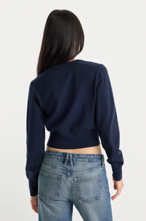 The Fine Knit Cardigan, New Navy