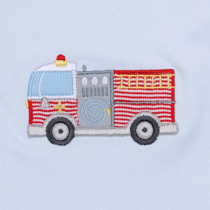 Hero Brigade Applique Lap Footie - 13 Hub Lane   |  Footies