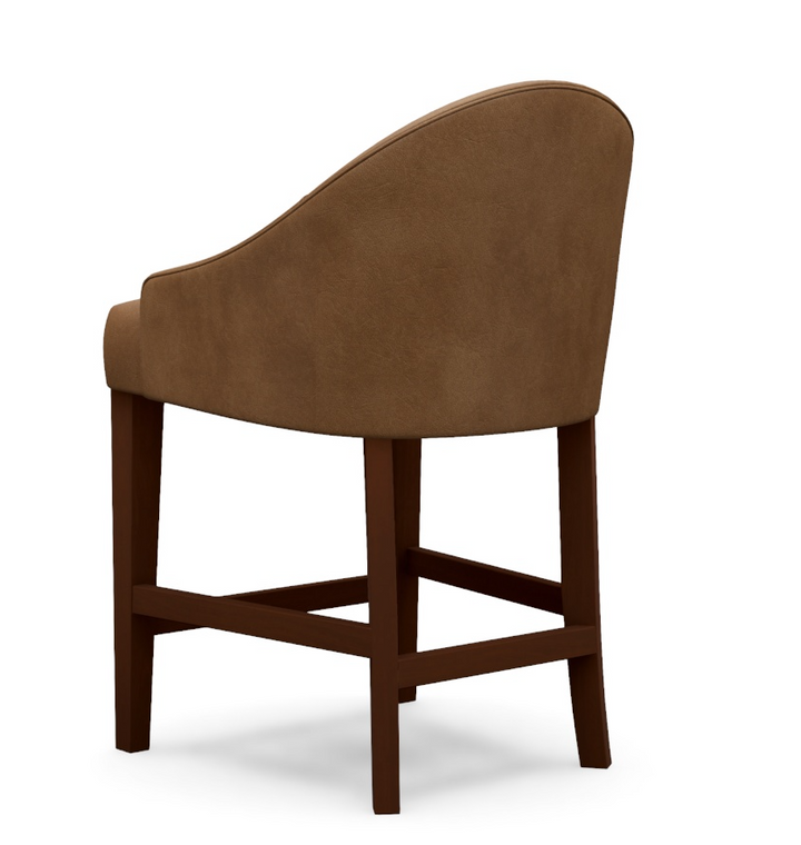 Cora Leather Stool - 13 Hub Lane   |  