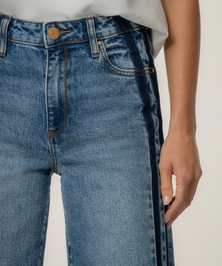 Kut From the Kloth Sienna High Rise Straight Leg, Brilliantly - 13 Hub Lane   |  Slim Straight Jeans