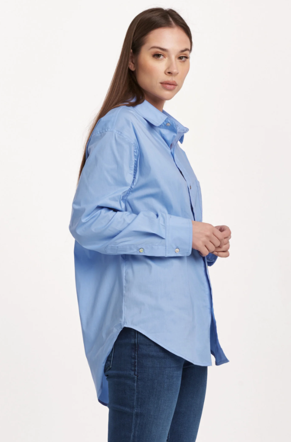 Lola Shirt Solid Blue