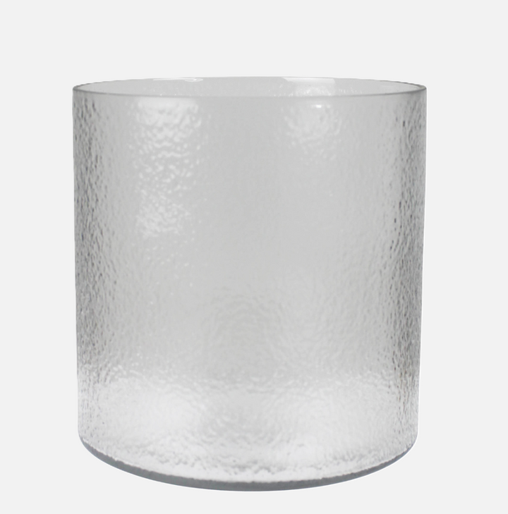 Hammered Cylinder Glass Vase - 13 Hub Lane   |  Glass Vases