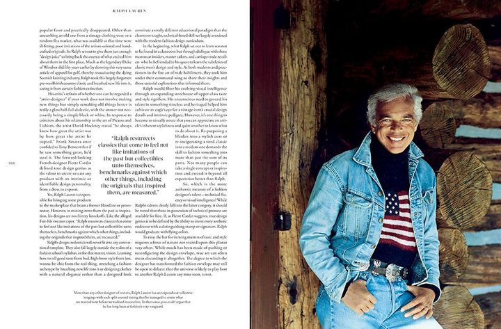 Ralph Lauren: In His Own Fashion - 13 Hub Lane   |  Style Books