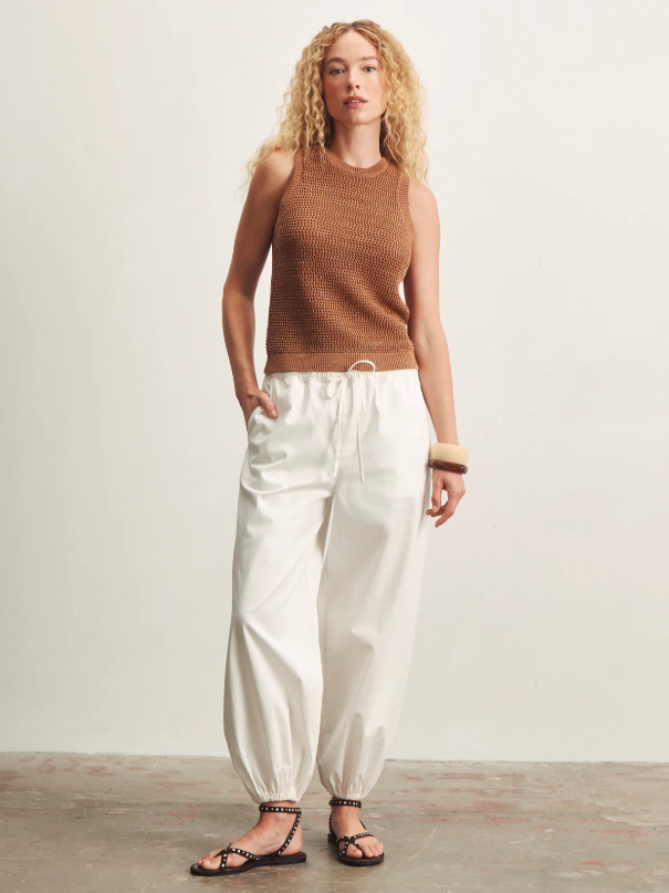 Natural State Halter, Toasted Coconut Metallic