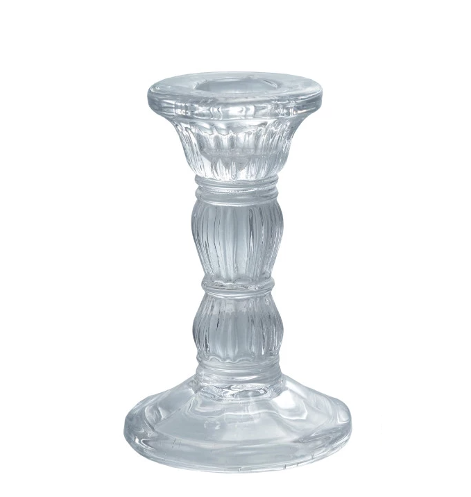 Pressed Glass Taper Holder - 13 Hub Lane   |  