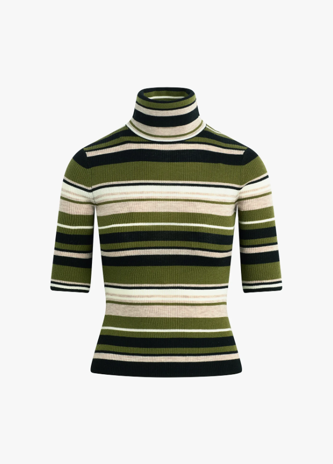 Amelia Top, Nottingham Stripe - 13 Hub Lane   |  Turtlenecks