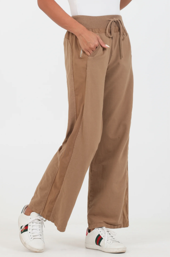 153 Palazo Pant, Caramel