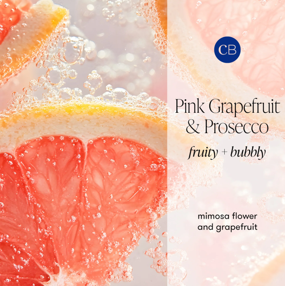 Pink Grapefruit & Prosecco Locked in Love Signature Candle - 13 Hub Lane   |  Pink Grapefruit & Proseco