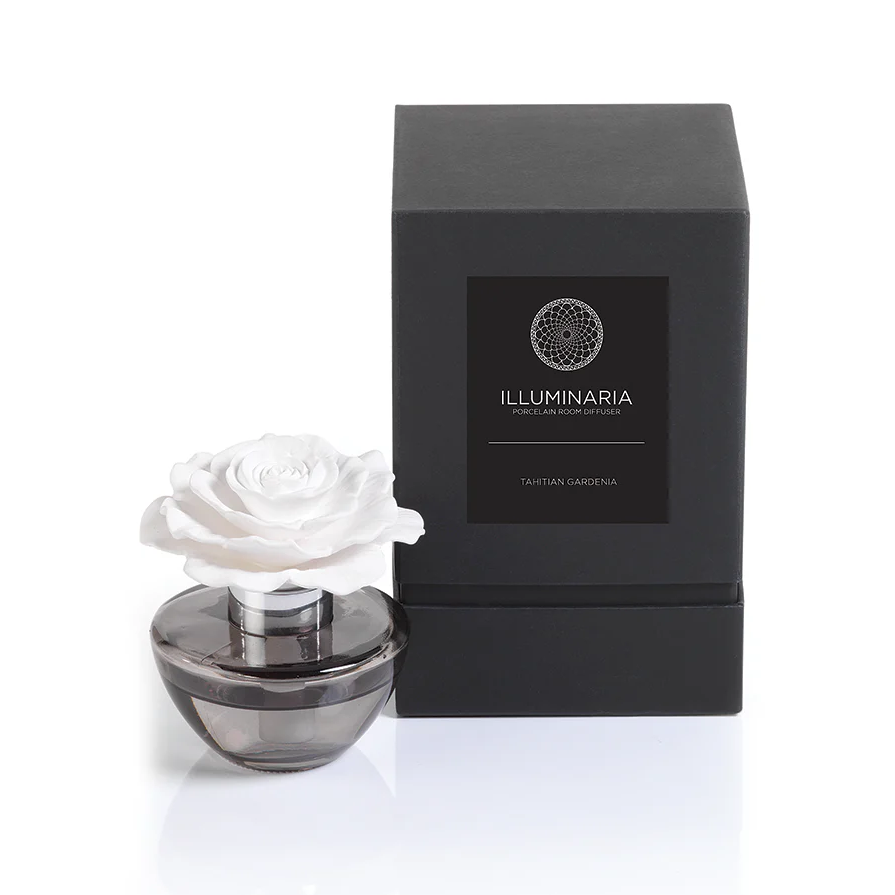 Illuminaria Porcelain Diffuser, Tahitian Gardenia - 13 Hub Lane   |  Tahitian Gardenia