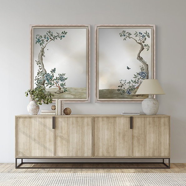 Quiet Garden - 13 Hub Lane   |  Painted Mirrors