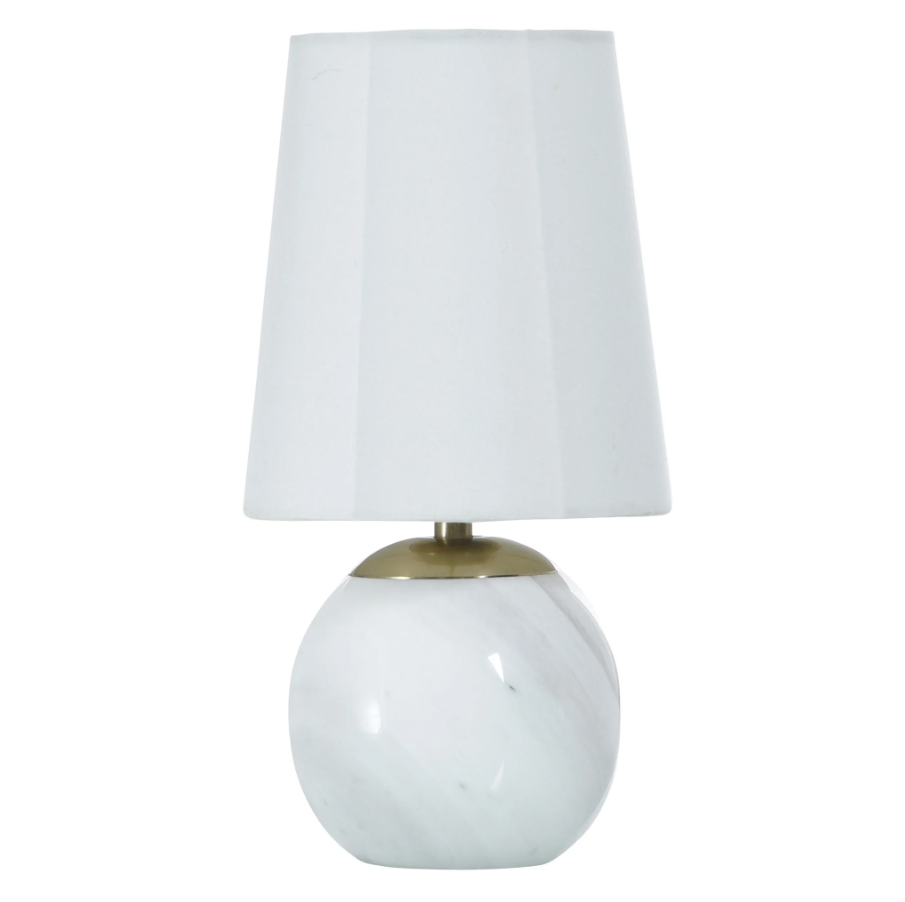 Rosalind Accent Lamp, Marble & Steel