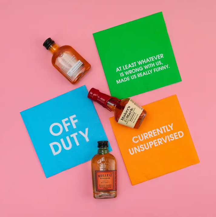 Currently Unsupervised - Cocktail Napkins - Thumbnail 3