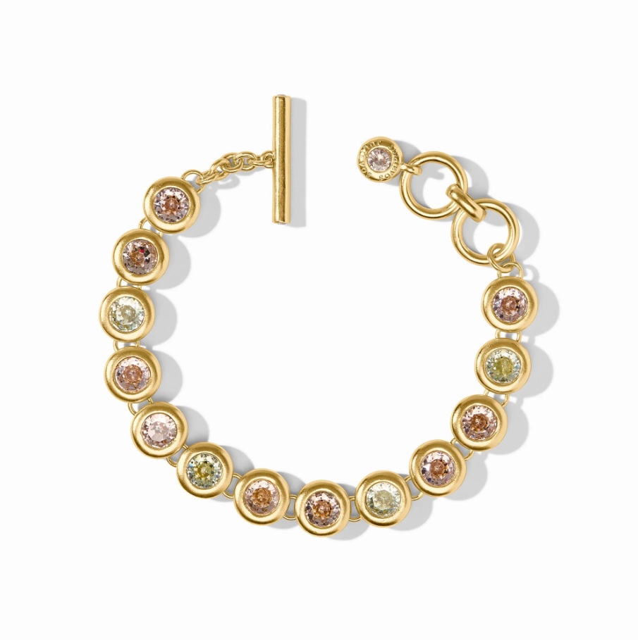 Julie Vos Rainbow Tennis Bracelet, Champagne Radiance - 13 Hub Lane   |  Tennis Bracelets