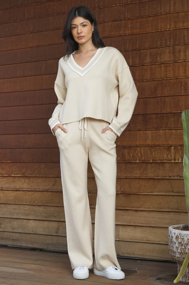 Reed Pants, Clay Combo - 13 Hub Lane   |  Loungewear Bottoms