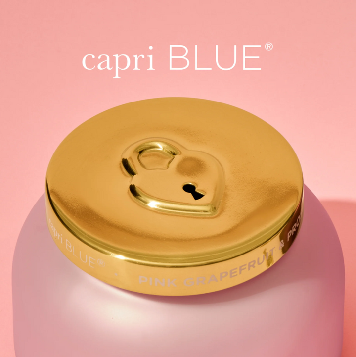 Pink Grapefruit & Prosecco Locked in Love Signature Candle - 13 Hub Lane   |  Pink Grapefruit & Proseco