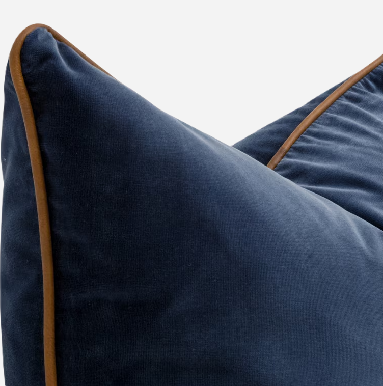 The Not So Basic Pillow, Denim & Whiskey