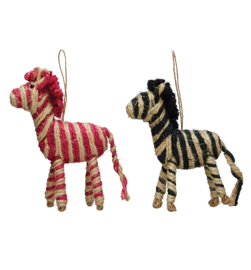 Handmade Jute Zebra