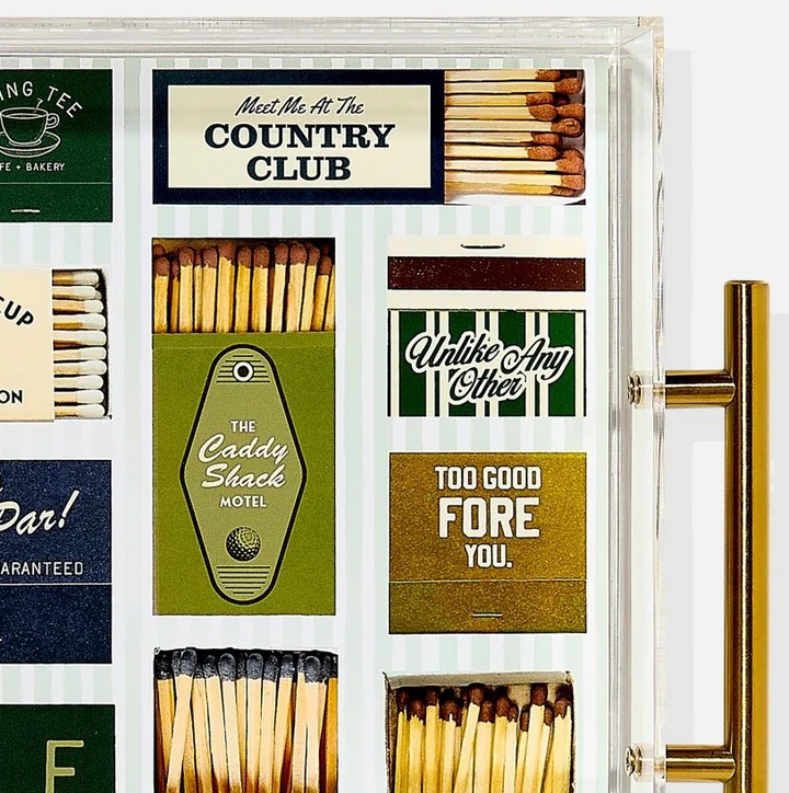 Golf Matchbook Tray
