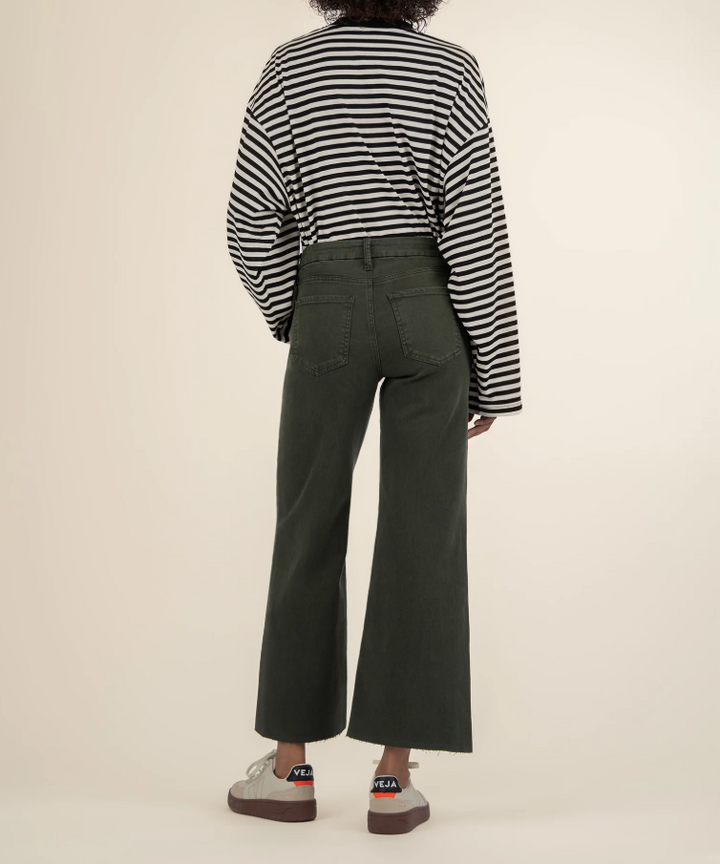 Kut From The Kloth Meg High Rise Wide Leg, Sherwood Forest - 13 Hub Lane   |  Wide Leg Jeans