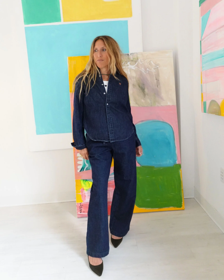 Keaton Denim Shirt, Dark Rinse