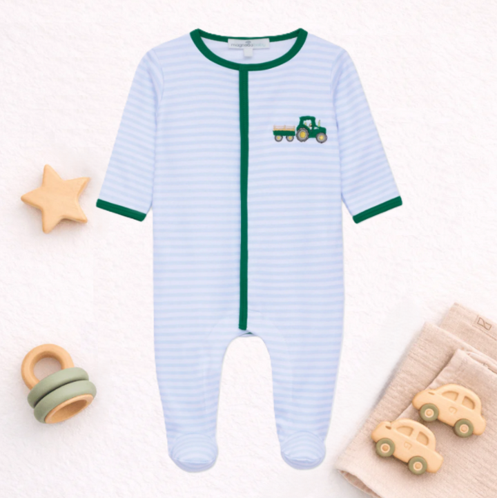 Little Farmer Applique Footie - 13 Hub Lane   |  