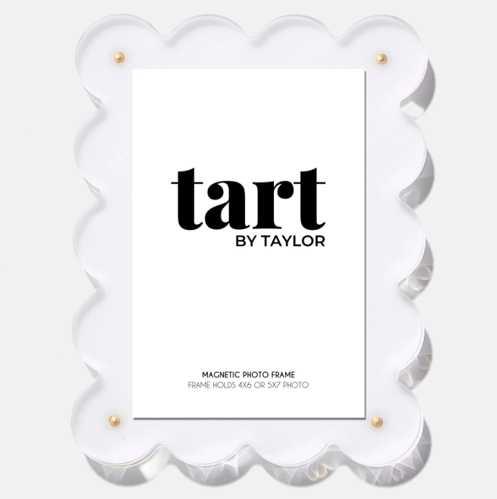 Acrylic Frame, White - 13 Hub Lane   |  Acrylic Frames